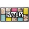 Northlight Dual-Sized "Family" Collage Picture Frame - 28.75" - Black